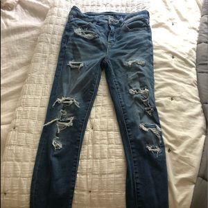 American Eagle Ripped Skinny Jeans